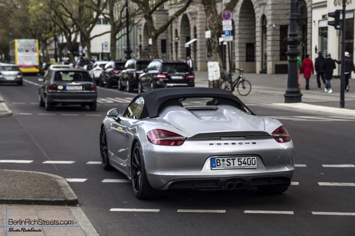 Porsche Boxster Spyder (981) spotted in Berlin — BerlinRichStreets