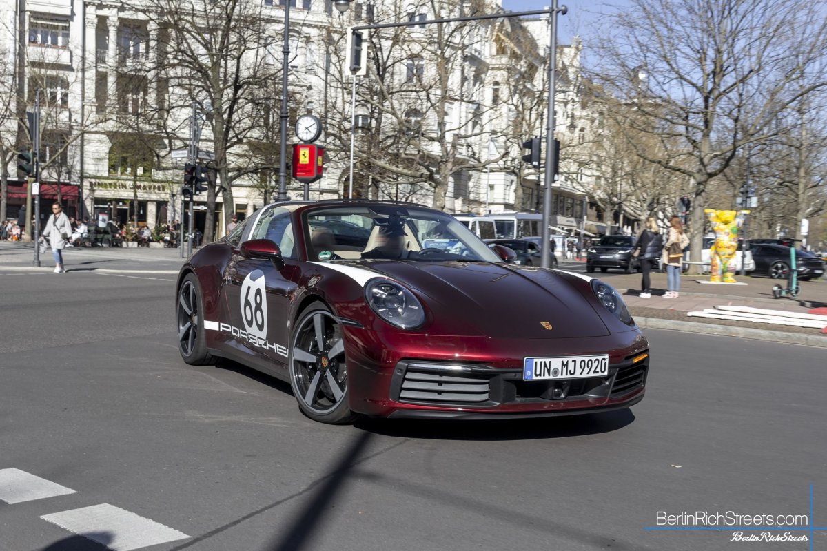 Porsche Targa 4S (992.1) Heritage Design Edition spotted in Berlin — BerlinRichStreets