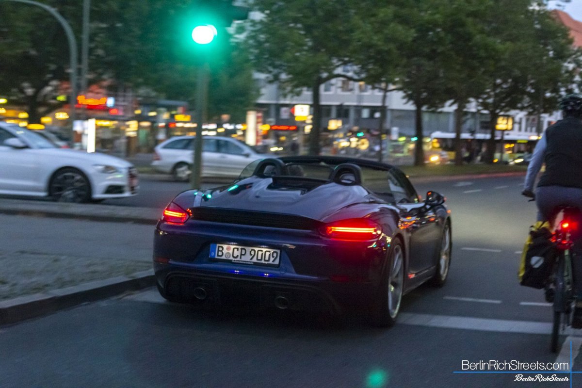Porsche 718 Boxster Spyder (982) spotted in Berlin — BerlinRichStreets