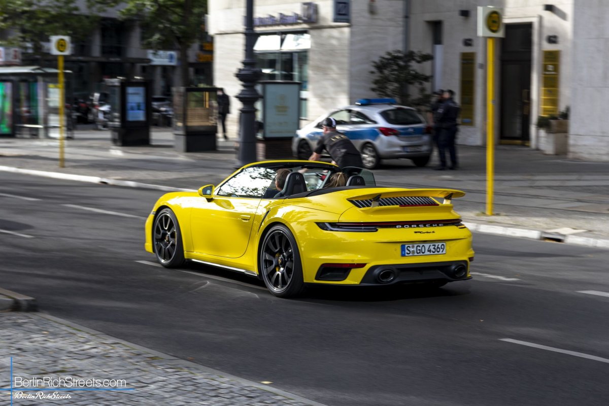 Porsche Turbo S Convertible (992.1) spotted in Berlin — BerlinRichStreets