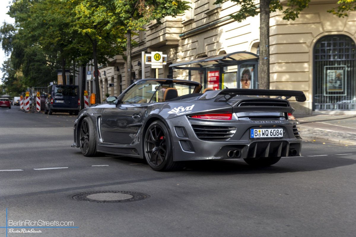 Porsche Carrera Cabriolet (997.1) Anibal Automotive Design 'ATTACK' spotted in Berlin — BerlinRichStreets