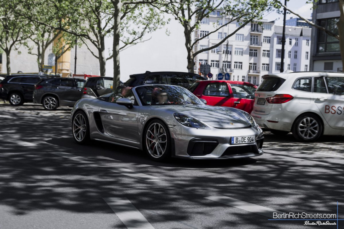 Porsche 718 Boxster Spyder (982) spotted in Berlin — BerlinRichStreets