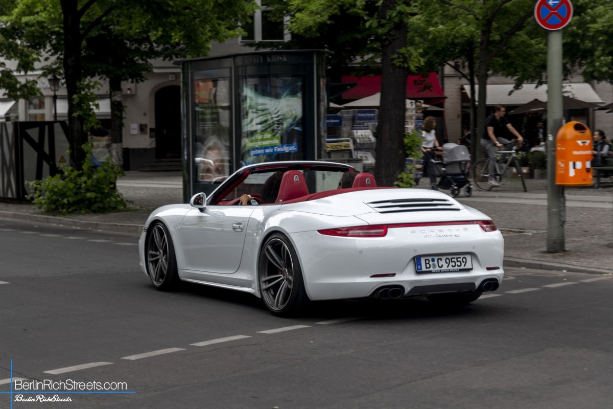 Porsche Carrera 4S Cabriolet (991.2) TechArt spotted in Berlin — BerlinRichStreets