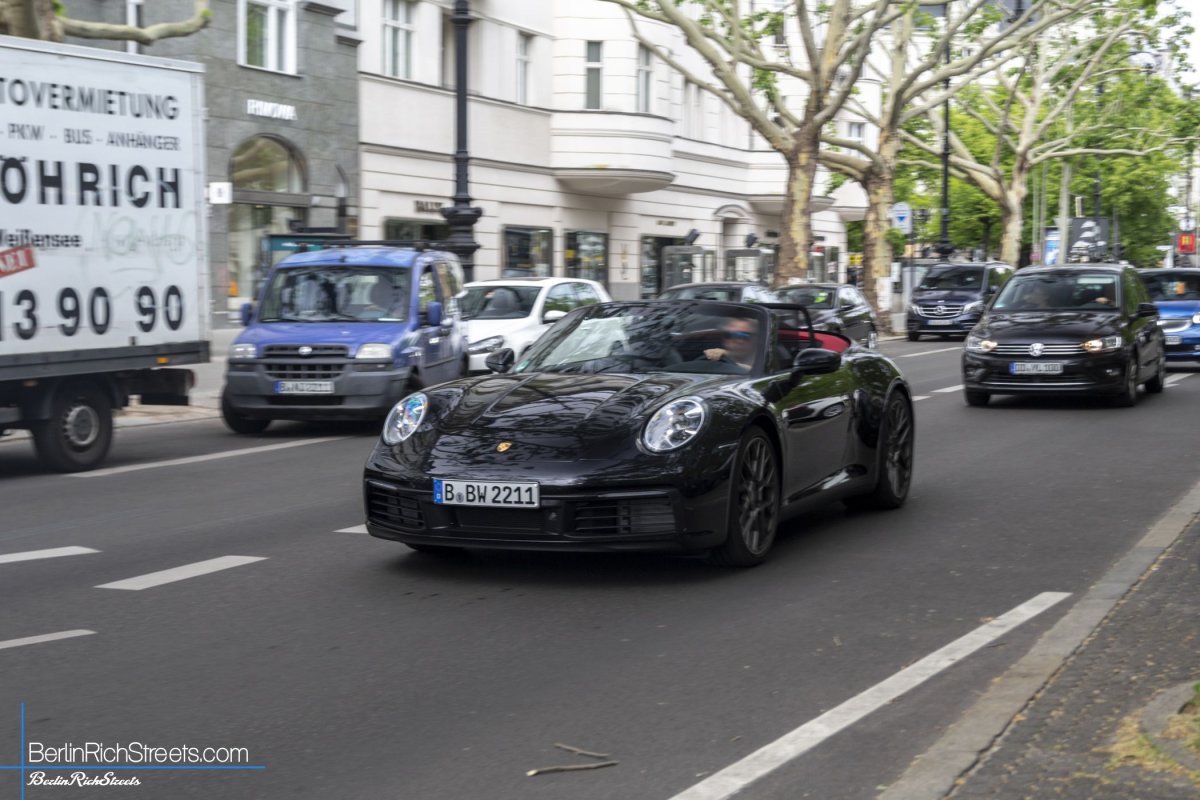 Porsche Carrera 4S Cabriolet (992.1) spotted in Berlin — BerlinRichStreets