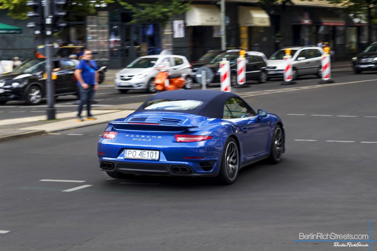 Porsche Turbo S Convertible (991.1) spotted in Berlin — BerlinRichStreets