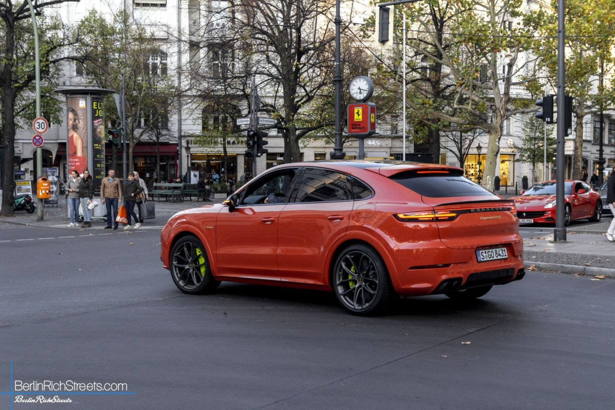 Porsche Cayenne (959C) Turbo S E-Hybrid Coupé spotted in Berlin — BerlinRichStreets