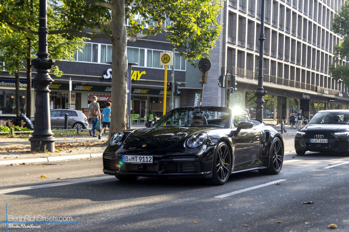 Porsche Turbo S Convertible (992.1) spotted in Berlin — BerlinRichStreets