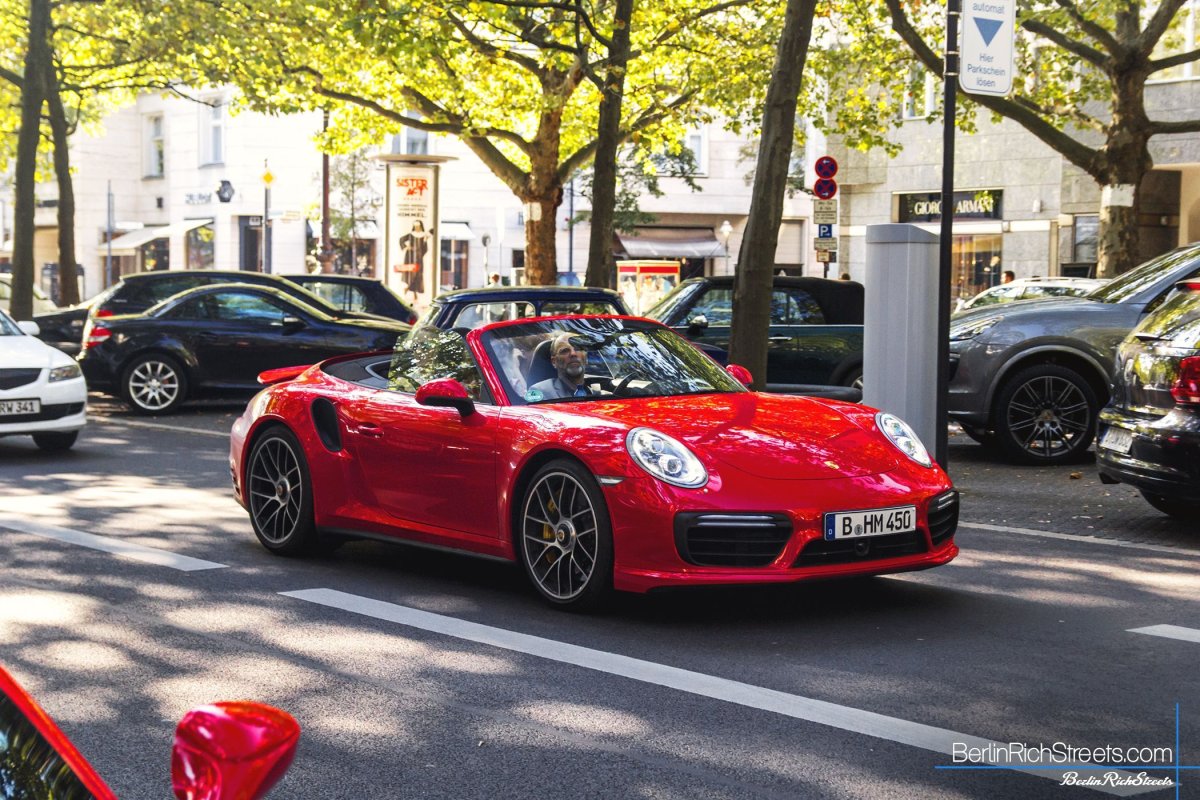 Porsche Turbo S Convertible (991.2) spotted in Berlin — BerlinRichStreets