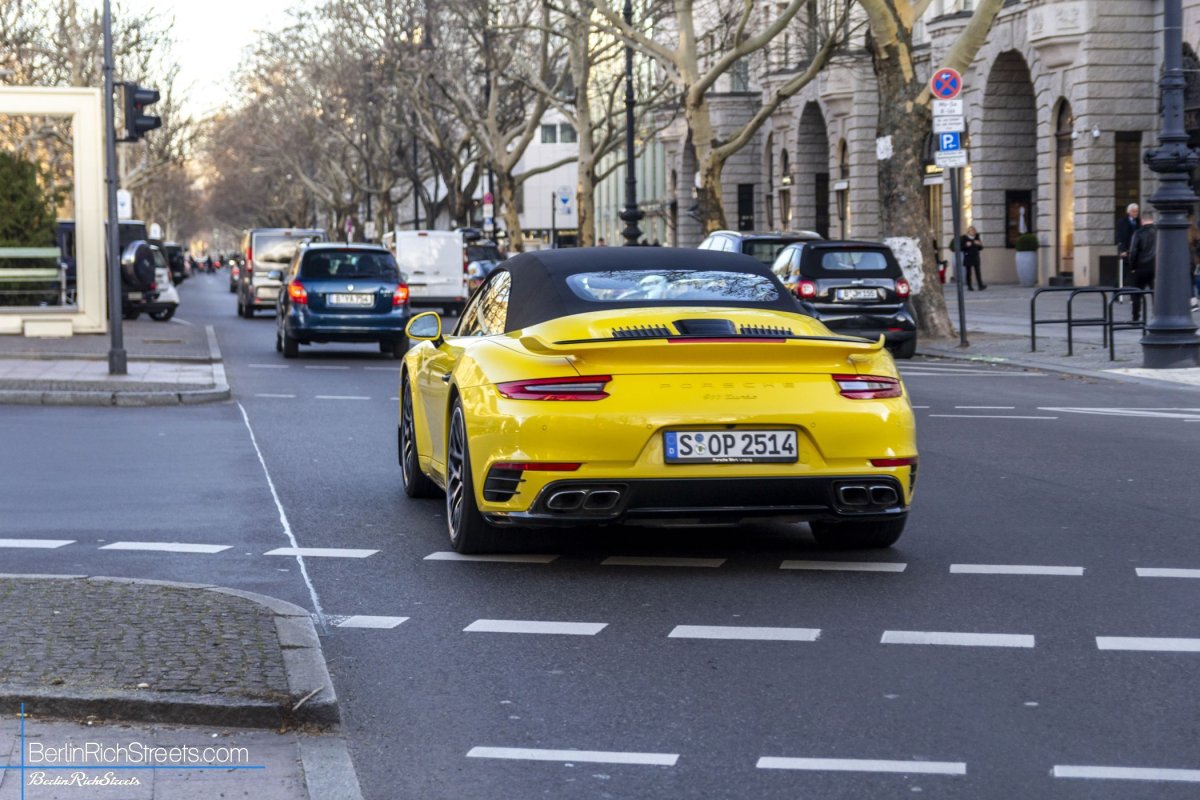 Porsche Turbo S Convertible (991.2) spotted in Berlin — BerlinRichStreets