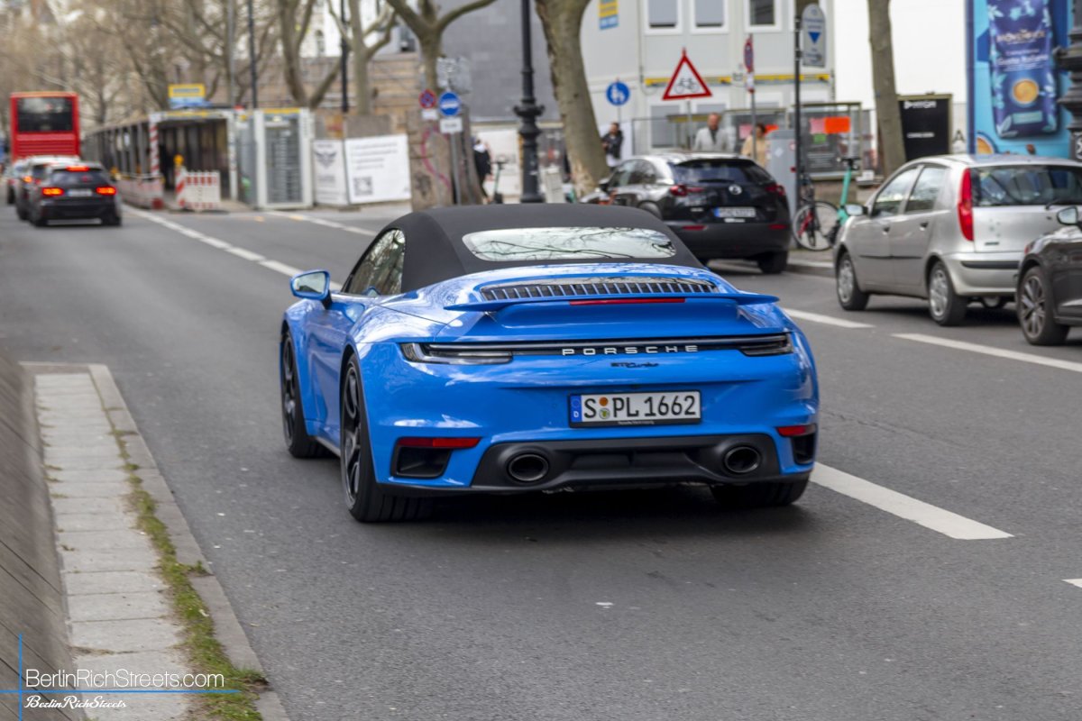 Porsche Turbo Convertible (992.1) spotted in Berlin — BerlinRichStreets