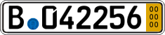 License plate