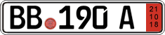 License plate