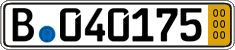 License plate