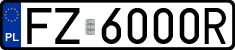 License plate
