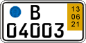 License plate