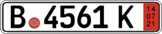 License plate