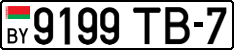 License plate