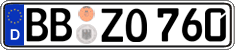 License plate