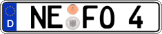 License plate